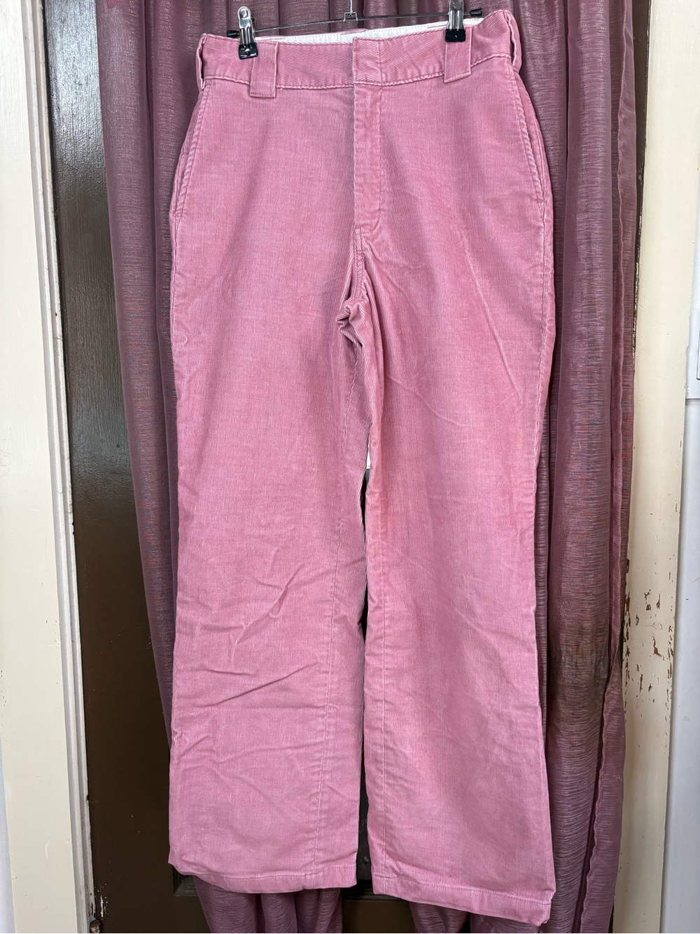 Dickies Pink Corduroy Wide-Leg Pants